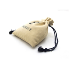 Microfiber Beige 13x18cm Suede Fabric Drawstring Gift Bags